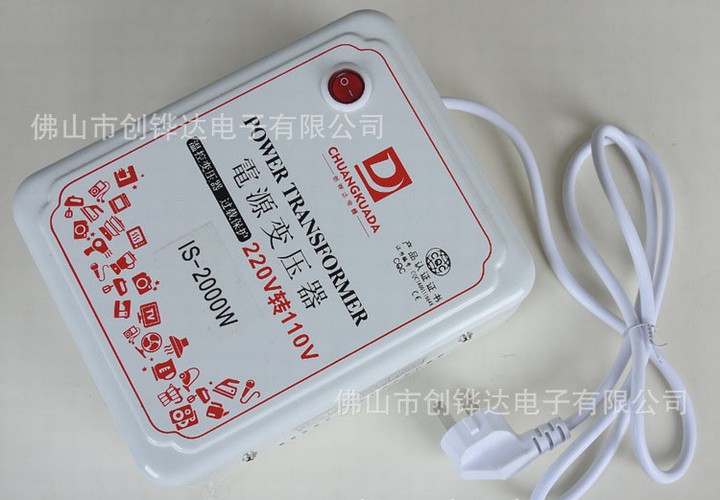 电源转换器，美日电器适用2000W足功率220转110吹风机图片_20180620132911