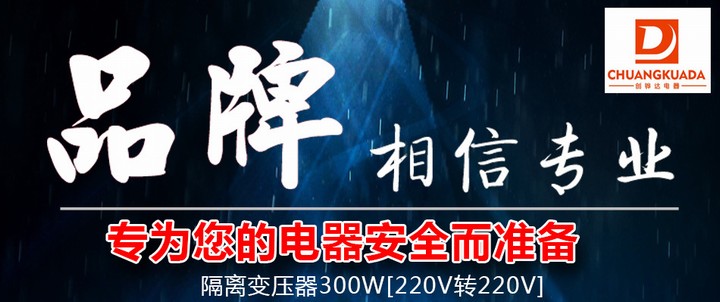 300W抗干扰单相电源隔离变压器220V转220V100W200W500W维修专用