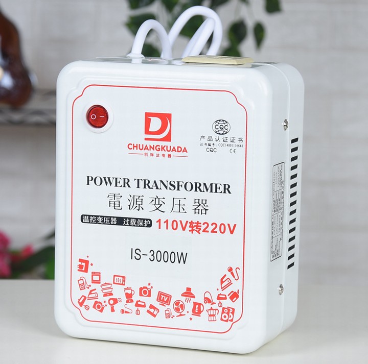创铧达变压器3000W110V转220V电源转换器中国电器出国用
