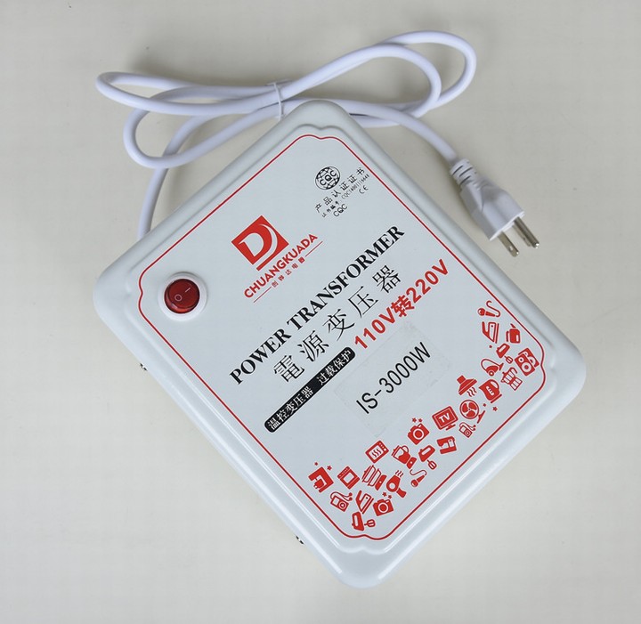 创铧达变压器3000W110V转220V电源转换器中国电器出国用