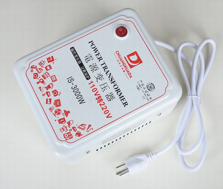 创铧达变压器3000W110V转220V电源转换器中国电器出国用